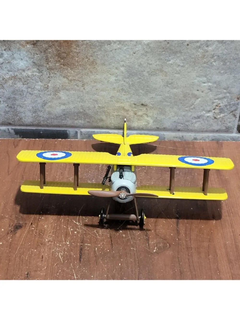 Assembled Airplane Model Kit Spad S VII Biplane Model Kit Rooster Emblem